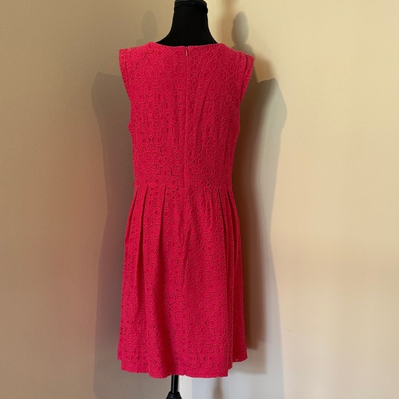 Rabbit Rabbit Rabbit Fuchsia Lace Mini Dress - Picture 4 of 7